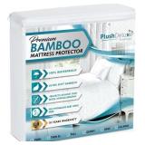 PlushDeluxe Bamboo Mattress Protector Waterproof,