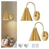 Set of 2 Wall Sconces (Gold), PFWS02