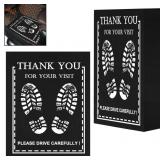 RUENXG 50-Pack Disposable Car Floor Mats - Black H