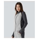 Halara Stand Collar Fleece Lined Jacket