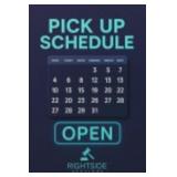 PICK UP SCHEDULECURRENT PICK-UP HOURS:
