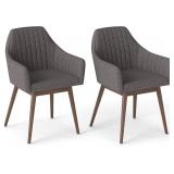 $270 COSTWAY Dining Chairs Set of 2, Upholstered A
