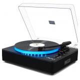 $178 LP&No.1 Record Player with Built-in Stereo Sp