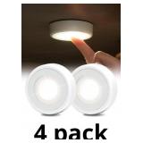 EZVALO LED Puck Lights, Rechargeable Battery Touch