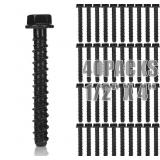 40 Pack 1/2' x 4' Concrete Anchors and Screws Kits