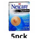 Nexcare Tegaderm Transparent Dressings 4 Inches X
