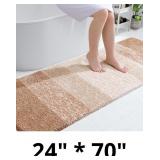 $153 OLANLY Bathroom Runner Rugs 70x24, Extra Soft