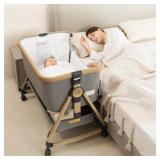 $250 Maydolly 3-in-1 Baby Bassinet Bedside Crib, 6