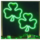 2 Pack 11 Inch St Patricks Day Decorations Shamroc