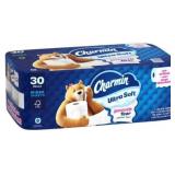 $109 Charmin Ultra Soft Bath Tissue, 2-Ply, 30 Rol