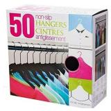 Velvet Non-Slip Hangers 1/8 Wide - 50 Pack Space S