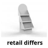 $117 Blank Cardboard Display Shelf