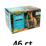 Kirkland Signature Canned Cat Food Chunks in Gravy