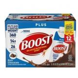 BOOST Plus Nutritional Drink Protein Shakes, Rich