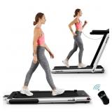 $270 SuperFit 2.25HP 2 in 1 Folding Treadmill W/ S