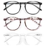 IBOANN Blue Light Blocking Glasses Women/Men, Roun