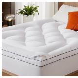 $169 BEDLORE King Mattress Topper, Thick Pillow To