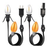 Clip in Light Cord,Accessory Cord with Light Bulb,