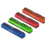 AIRTOON 4PCS 1/4' Magnetic Hex Bit Holder, 43 Hole