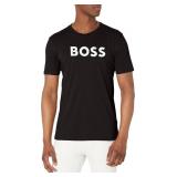 BOSS Mens Big Logo Cotton Jersey T ShirtT-Shirt