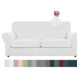 ZNSAYOTX Oversized Velvet 3 Piece Couch Cover with