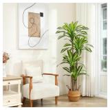 $102 Artificial Plants, 6 Ft Dracaena Tree Faux Pl