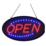 KEBE LED Open Sign, 19'x10' Bright High Visibility