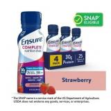 Ensure COMPLETE Nutrition Shake, 30g Protein, Stra