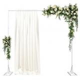 Wedding Arch Backdrop Stand (White)