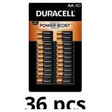 Duracell Power Boost Coppertop Alkaline AA Batteri