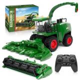 Remote Control Combine Harvester Tractor Toy, 1/24
