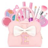 Kids Real Makeup Kit for Girls - 18Pcs Non-Toxic W