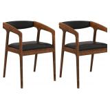 $220 Giantex Modern Accent Chair Set of 2 - PU Lea