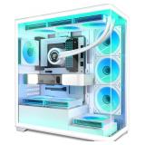 ATX PC Case 7 PWM ARGB Fans Pre-Installed, Mid Tow