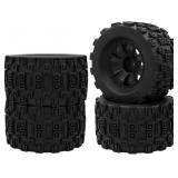 GLOBACT Preglued 2.8 RC Truck Tires 12mm Hex RC Wh