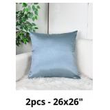 Creative Solid Euro Shams / Pillow Covers 26 by 26