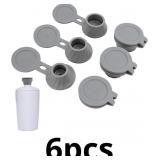 6pcs Bottle Emptying Kit Cap for Upside Down Dispe