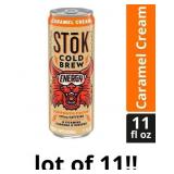 SToK Cold Brew Energy Caramel Cream Canned Coffee