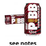 Mr. Pibb Kickin' Cherry Zero Sugar Soda - 12pk/ 12