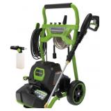 $225 Greenworks 2100PSI Cold Water Electric Pressu