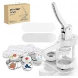 $108 Button Maker Machine 58mm, Professional Badge