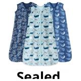 Baby Sleep Sack 0-6 Months 3 Pack 100% Cotton Ligh