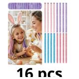 Easter Fairy Hair Tinsel Kit for Girls, Colored Ha