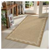 LIVEBOX Farmhouse Washable 3x5 Kitchen Rug, Easy J
