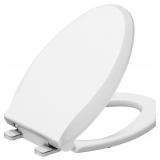 Durable Elongated Toilet Seat with Slow Soft Close
