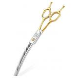 JASON Curved Thinner Dog Scissors - Ergonomic Upda