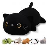 Weighted Black Cat Stuffed Animals, Cute Weighted