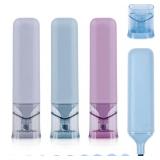 4pcs Glitter Highlighters, 4.45x0.98in Nebula Glit