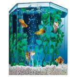 Tetra Aquarium Kit, 1 Gallon Hexagon Shaped Fish T