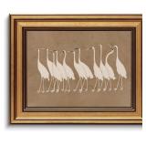 Birds-1 8'x10' Framed Wall Art